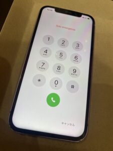 iPhone12液晶漏れ修理