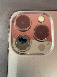 iPhone13Pro 外カメラガラス 修理 川口