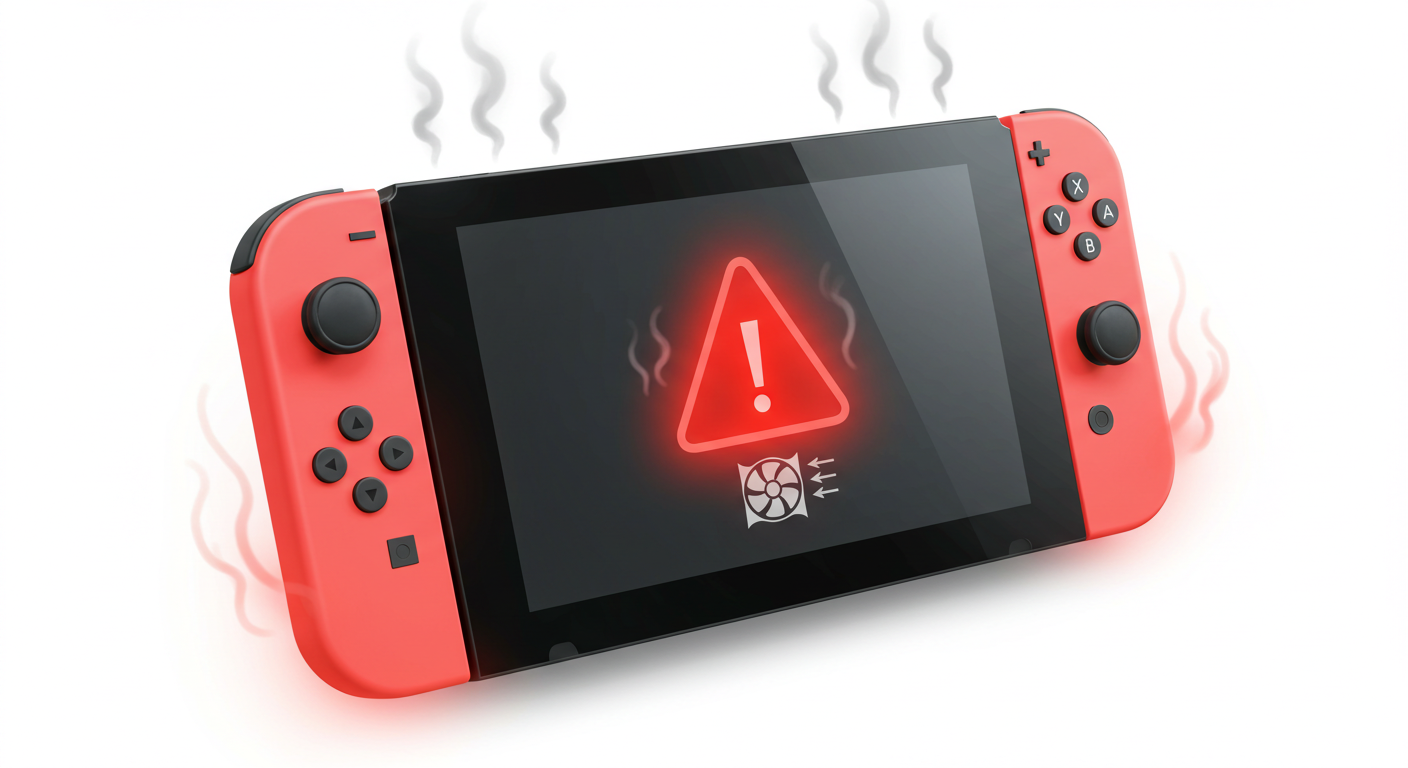 Nintendo Switch冷却ファン故障・高温エラー対応修理バナー画像