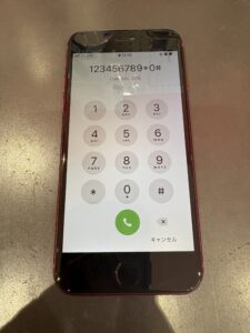 液晶画面を交換して復旧したiPhone SE第2世代｜データそのまま即日修理対応