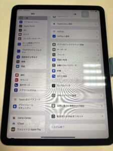 iPad Air4水没修理基盤洗浄後