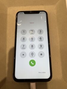 浦和・武蔵浦和エリアでのiPhoneX画面交換事例。液晶不良を即日修理