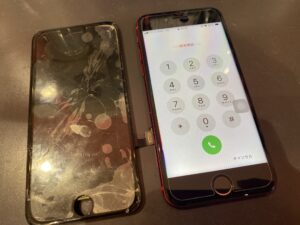 se3画面修理後