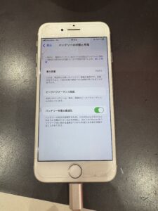 データそのままで安心、iPhone8の電池交換を即日修理対応