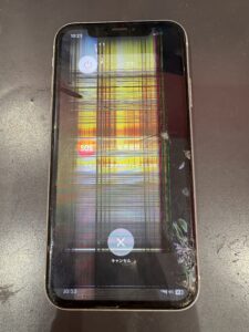 戸田市で即日対応のiPhone XR画面修理、液晶不良でもデータそのまま