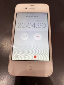 iphone4s電池交換後