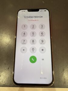 画面修理後に正常表示が確認できたiPhone13ProMax｜川口市で即日修理対応