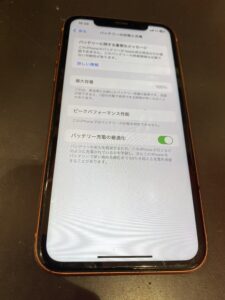 iPhoneXR電池修理