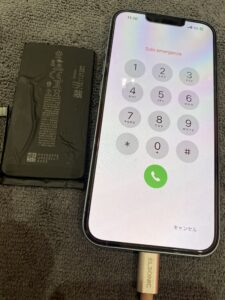 iphone14バッテリー修理