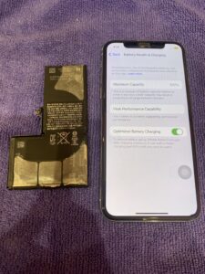iphoneX電池修理