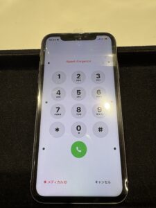 液晶交換後に正常表示になったiPhone11