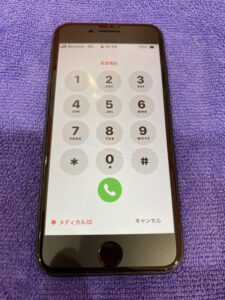 iphoneSE2画面フィルム交換