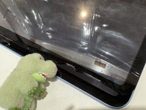 ガラス交換により綺麗に改善したiPad第10世代の修理後の状態（川口市） 