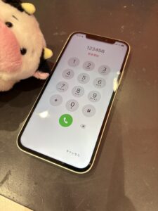 iPhone12の液晶修理後、正常に表示・操作できる状態（さいたま市よりご来店）