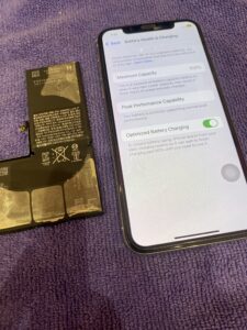 iphoneX電池修理