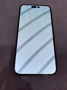 川口店で修理依頼を受けた画面が真っ白になったiPhone14ProMax