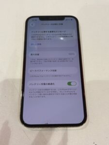 iPhone12 Pro バッテリー交換後 最大容量100%へ改善