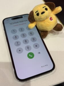画面交換により縦線と表示不良が改善したiPhone15Pro