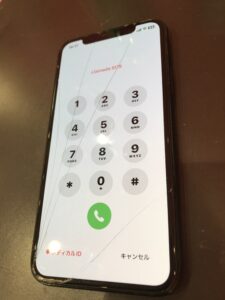 iPhone11Pro 画面　ガラス　修理　武蔵浦和