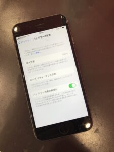 iPhone　バッテリー修理　武蔵浦和