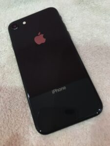 iPhone8ガラスコーティング施工背面パネル